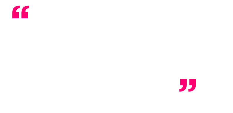Customer testimonial quote graphic